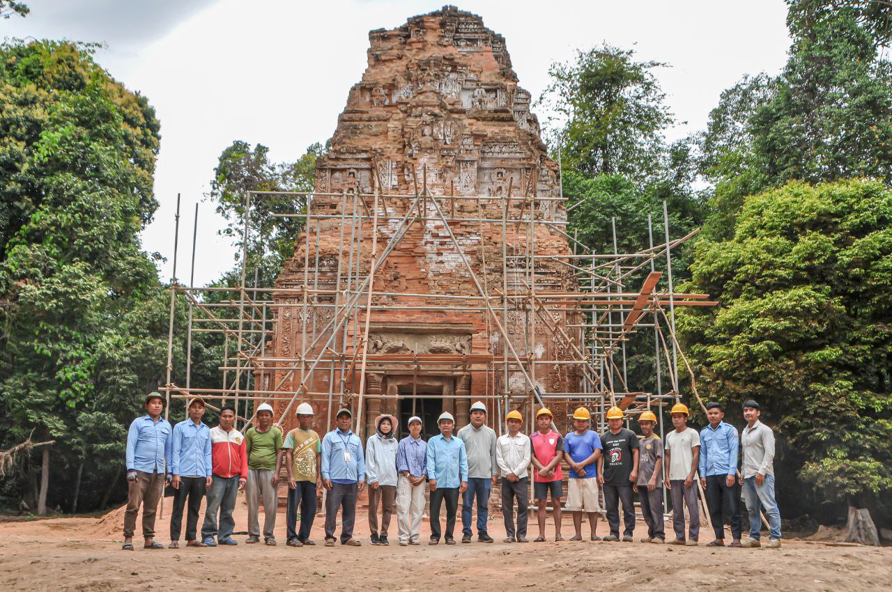 អាជ្ញាធរជាតិអប្សរាកំពុងជួសជុលប្រាសាទអូរថ្មដាប់